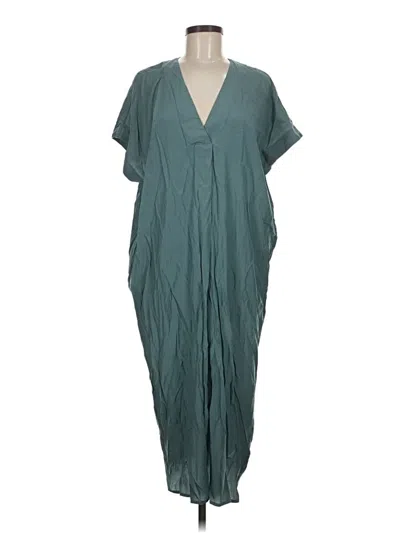 Pre-owned Easel Casual Dress In Teal