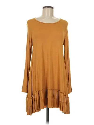 Pre-owned Easel Casual Dress In Yellow
