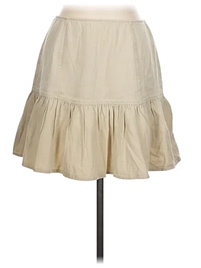 Pre-owned Easel Casual Skirt In Tan