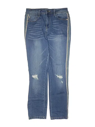 Pre-owned Easel Denim Shorts In Blue