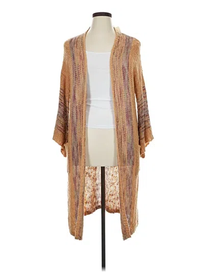 Easel Kimono In Brown