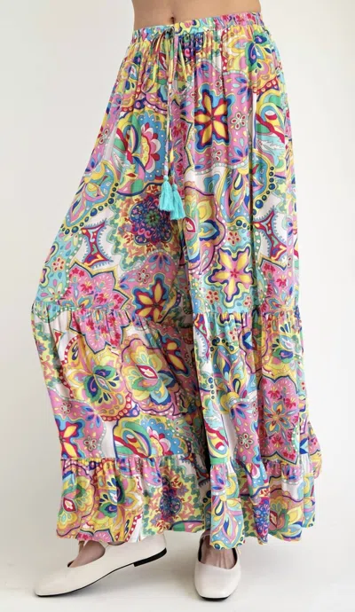 Easel Layla Pant In Multi