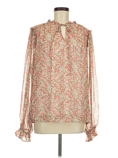 Pre-owned Easel Long Sleeve Blouse In Ivory