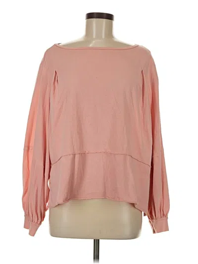 Pre-owned Easel Long Sleeve Blouse In Pink