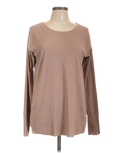 Pre-owned Easel Long Sleeve T-shirt In Brown