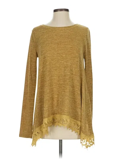 Pre-owned Easel Long Sleeve T-shirt In Gold