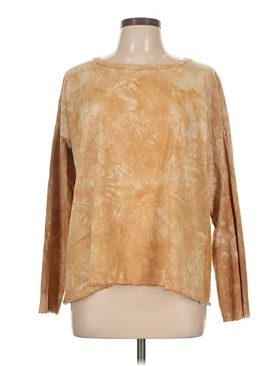 Pre-owned Easel Long Sleeve T-shirt In Tan