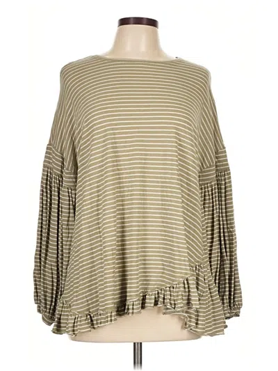 Pre-owned Easel Long Sleeve T-shirt In Tan