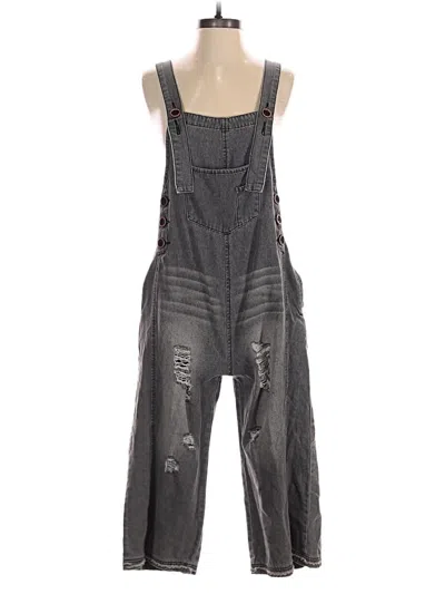 Pre-owned Easel Overalls In Gray