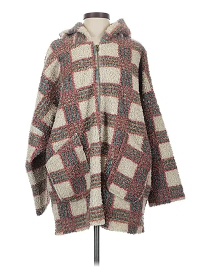 Pre-owned Easel Poncho In Gray