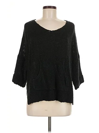 Pre-owned Easel Pullover Sweater In Black