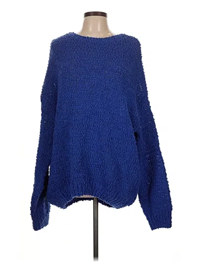 Pre-owned Easel Pullover Sweater In Blue