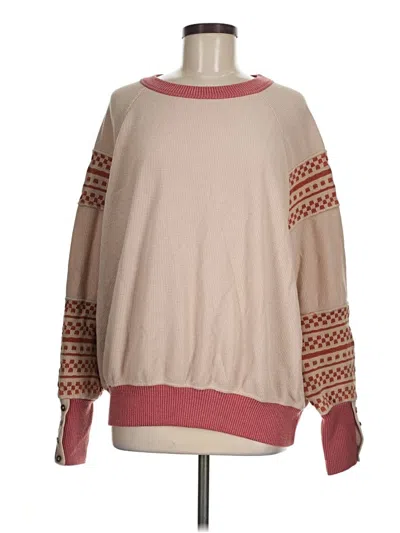 Pre-owned Easel Pullover Sweater In Brown