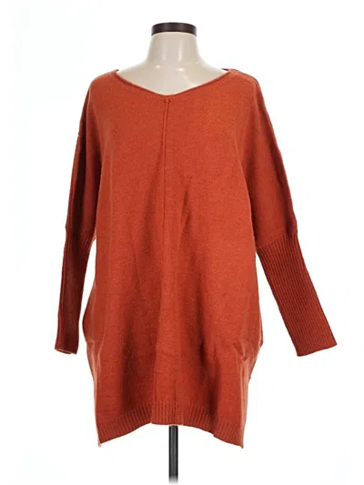 Pre-owned Easel Pullover Sweater In Orange