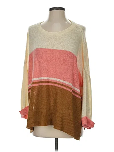 Pre-owned Easel Pullover Sweater In Orange
