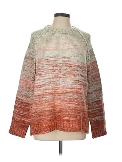 Pre-owned Easel Pullover Sweater In Orange