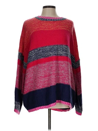 Pre-owned Easel Pullover Sweater In Pink