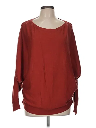 Pre-owned Easel Pullover Sweater In Red
