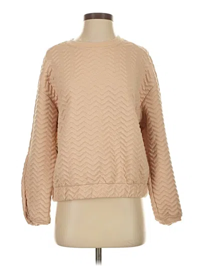 Pre-owned Easel Pullover Sweater In Tan