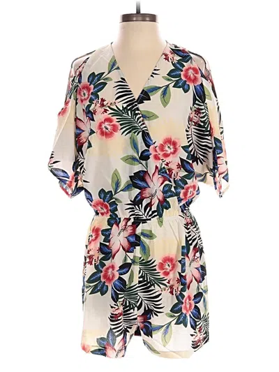 Pre-owned Easel Romper In Ivory