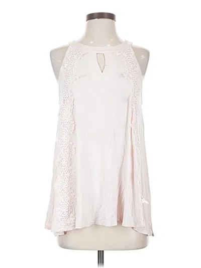 Pre-owned Easel Sleeveless Blouse In Ivory