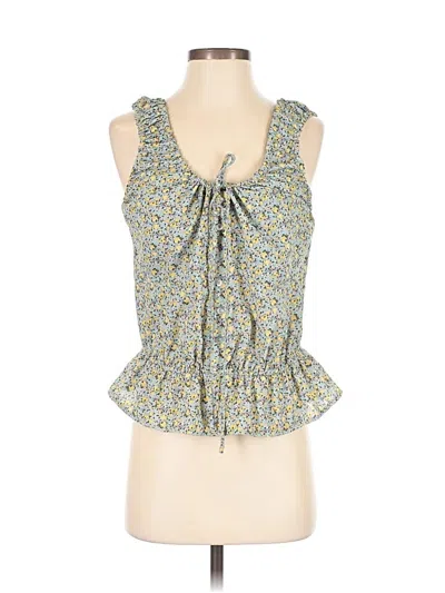 Pre-owned Easel Sleeveless Blouse In Yellow