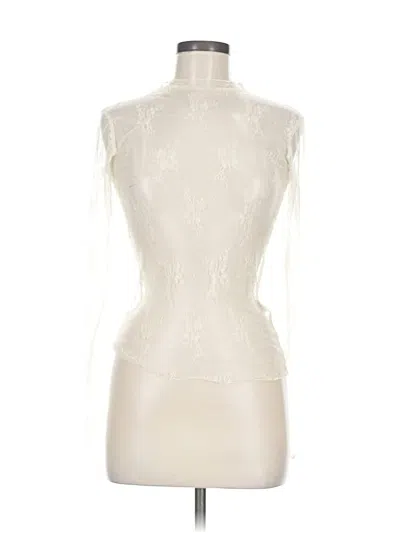 Pre-owned Easel Sleeveless Top Ivory Halter Neckline Tops In White