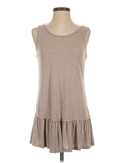Pre-owned Easel Sleeveless Top Tan Scoop Neck Tops