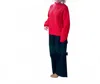 Easel Stretch Wool Doby Pants In Black In Black