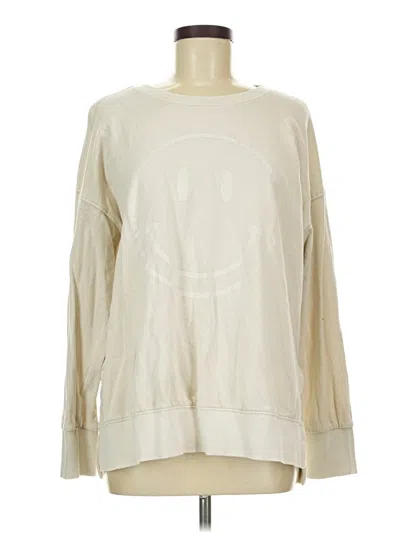 Pre-owned Easel Sweatshirt In Ivory