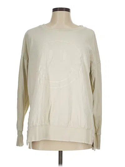 Pre-owned Easel Sweatshirt In Ivory