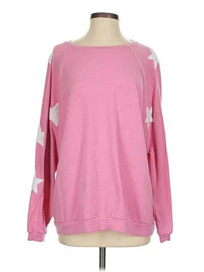 Pre-owned Easel Sweatshirt In Pink