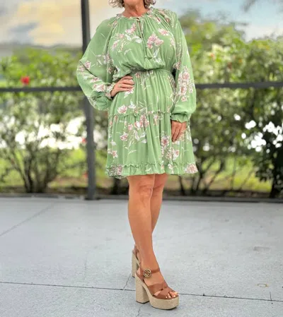 Easel The Charlotte Mini Dress In Green