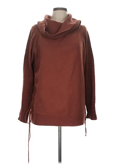 Pre-owned Easel Turtleneck Sweater In Brown