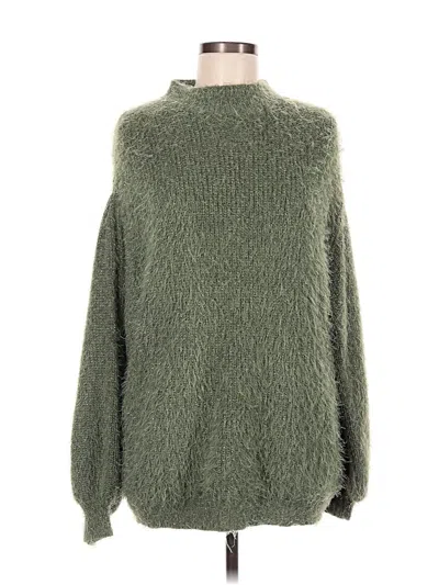 Pre-owned Easel Turtleneck Sweater In Green