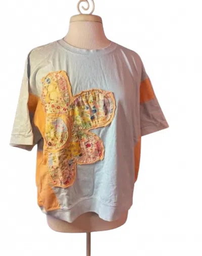 Easel Women's Short Sleeve In Sky Blue