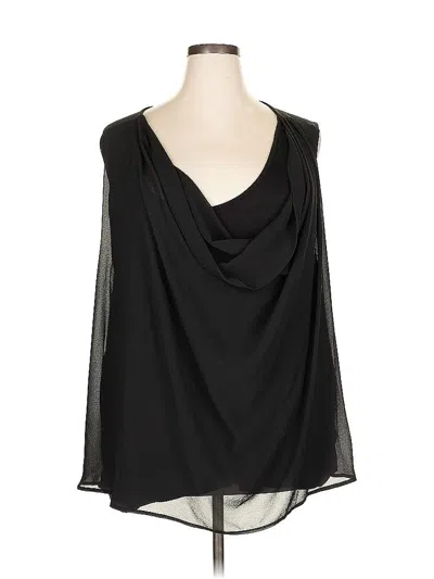 Pre-owned East Adeline Sleeveless Blouse In Black