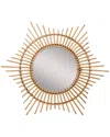 East At Main Alexis Rattan Mirror