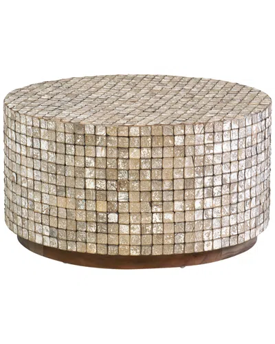 East At Main Cummings Coconut Shell Coffee Table