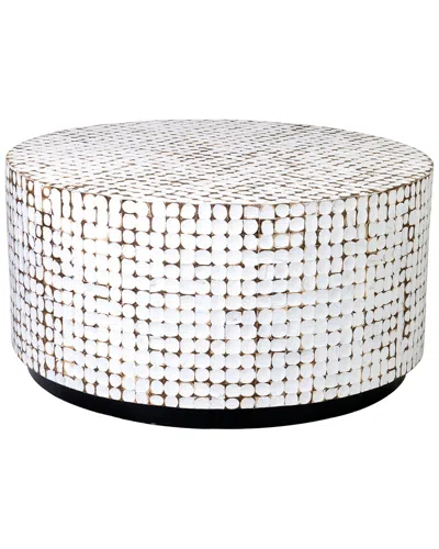 East At Main Cummings Coconut Shell Coffee Table