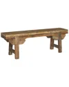 East At Main Ellen Mindi Wood Bench