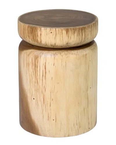 East At Main Hira Acacia Accent Table