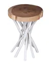 East At Main Kenton Teak Accent Table