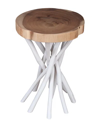 EAST AT MAIN EAST AT MAIN KENTON TEAK ACCENT TABLE