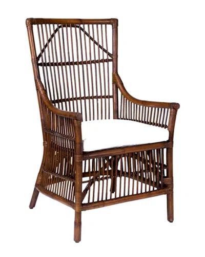East At Main Set Of 2 Cielo Rattan High Back Arm Chairs