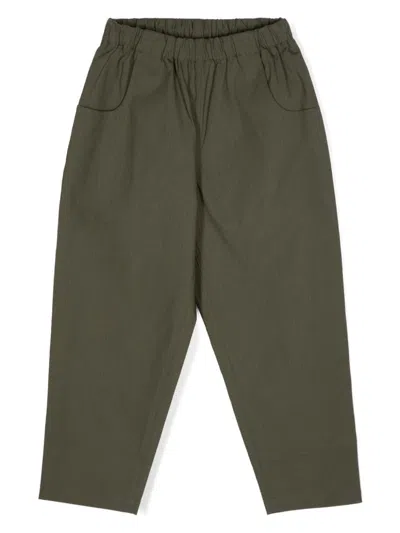 East End Highlanders Kids' Ripstop Trousers In Green