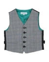 East End Highlanders Toddler Boy Tailored Vest Black Size 5 Polyester, Rayon, Polyurethane In Black