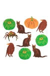 East End Press Pumpkins Sewn Garland In Multi