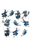East End Press Wicked Witches Skeletons Sewn Garland In Multi