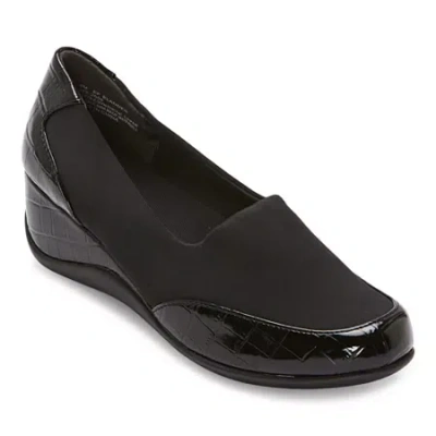 East Fifth East 5th Elander Womens Moc Closed Toe Slip-on Shoe In Black